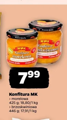 Konfitura morelowa MK promocja w Netto