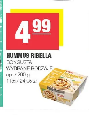 Hummus Ribella Bongusta promocja w SPAR