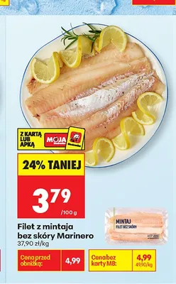 Filet z mintaja bez skóry Marinero promocja w Biedronka