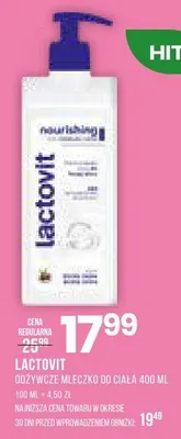 Odżywcze mleczko do ciała promocja w Drogerie Natura