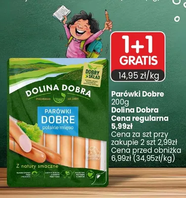 Parówki Dobre Dolina Dobra promocja w Market Point