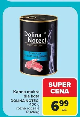 Karma mokra dla kota Dolina Noteci Premium promocja w Carrefour