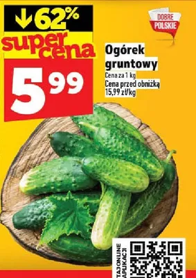 Ogórek gruntowy promocja w TOPAZ