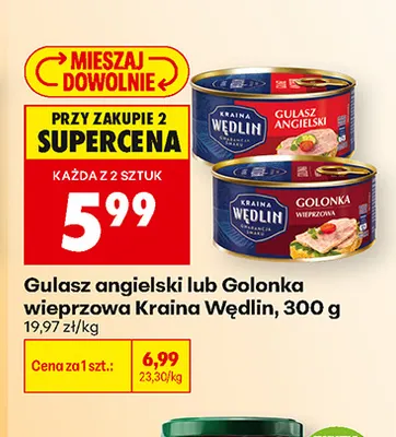 Golonka wieprzowa Kraina Wędlin promocja w Biedronka