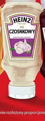 Sos czosnkowy Heinz promocja w Biedronka