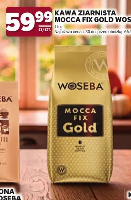 Kawa ziarnista Mocca Fix Gold Woseba promocja w Stokrotka