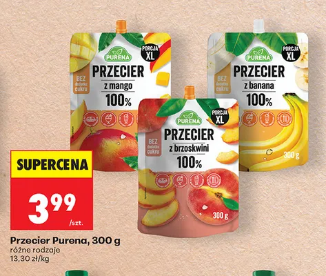 Przecier z mango Purena promocja w Biedronka