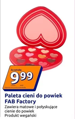 Paleta cieni do powiek FAB Factory  promocja w Action
