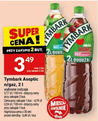 Tymbarк Asceptic n/gaz promocja w Twój Market