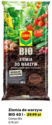 Ziemia do warzyw BIO promocja w Bricomarche