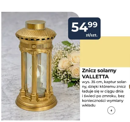 Znicz solarny Valletta promocja w PSB Mrówka