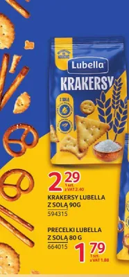 Krakersy z solą Lubella promocja w Selgros