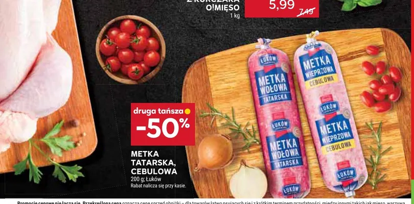 Metka tatarska Łuków promocja w Stokrotka