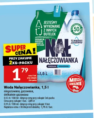 Woda gazowana Nałęczowianka promocja w Twój Market