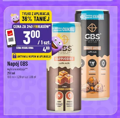 Napój kawowy GBS Caffé Latte promocja w POLOmarket
