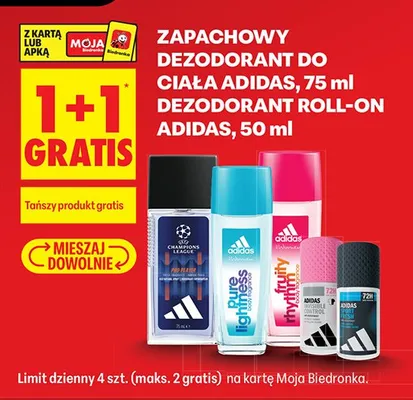 Dezodorant roll-on promocja w Biedronka