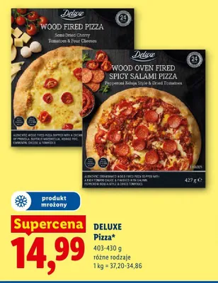 Pizza mrożona Deluxe promocja w Lidl