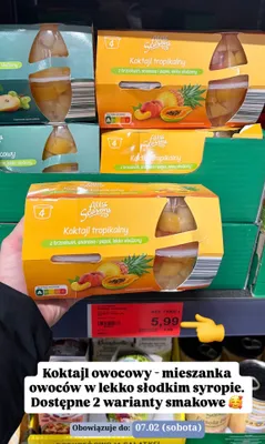 Koktajl owocowy All Seasons - tropikalny promocja w Aldi
