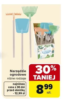 Narzędzie ogrodowe różne rodzaje promocja w Carrefour