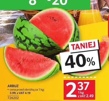 Arbuz promocja w Selgros