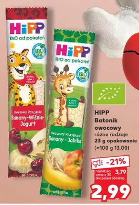 Batonik owocowy różne rodzaje promocja w Kaufland