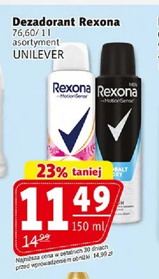 Dezodorant Rexona promocja w Prim Market