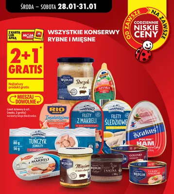 Boczek w słoiku Kraina Wedlin 500g promocja w Biedronka