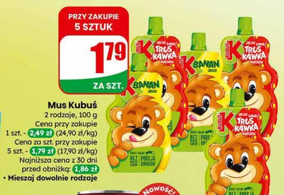 Mus Kubuś promocja w Dino