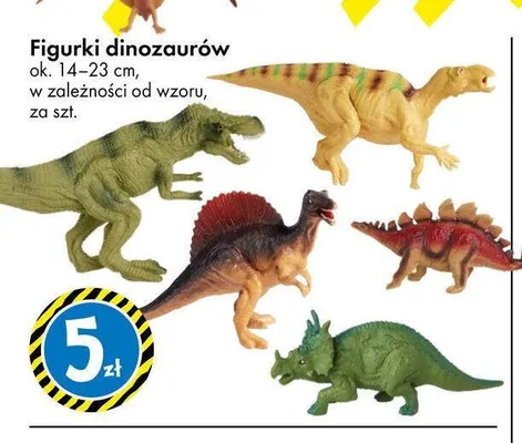 Figurki dinozaurów promocja w Tedi
