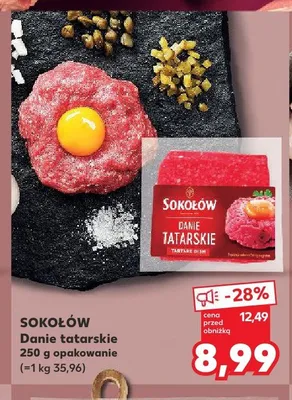 Danie tatarskie Sokołów promocja w Kaufland