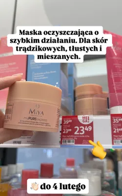 Maska oczyszczająca myPUREexpress promocja w Rossmann
