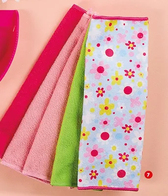 Zestaw 5 ściereczek z mikrofibry promocja w Biedronka