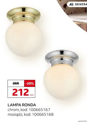 Lampa Ronda Markslöjd promocja w Komfort