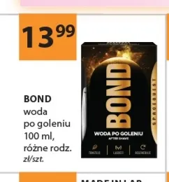 Woda po goleniu Bond promocja w Drogerie Laboo