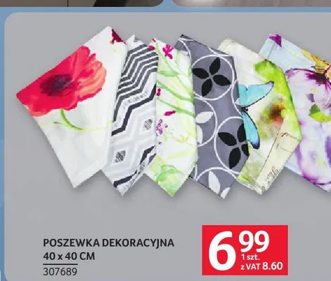 Poszewka dekoracyjna 40x40 cm promocja w Selgros
