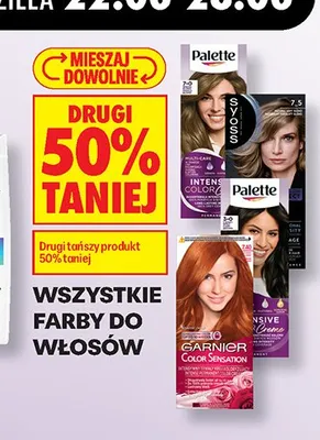 Farby do włosów promocja w Biedronka