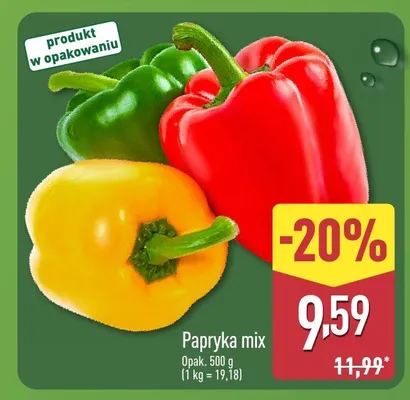 Papryka mix promocja w Aldi