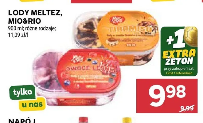 Lody Meltez promocja w Stokrotka