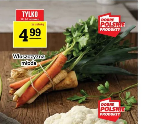Włoszczyzna młoda promocja w Gram Market