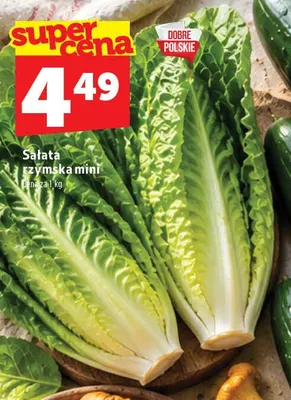Sałata rzymska mini promocja w TOPAZ