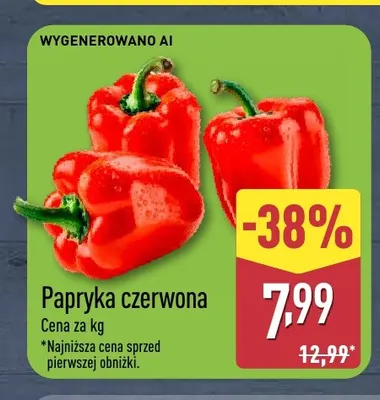 Papryka czerwona promocja w Aldi