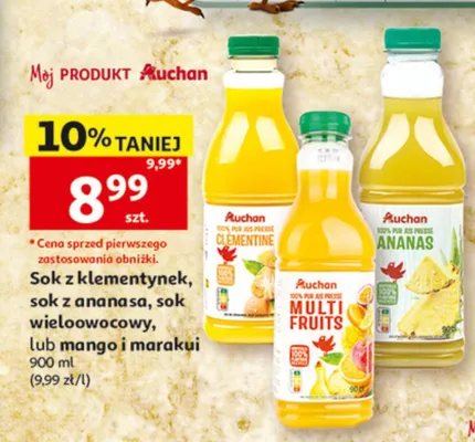 Sok wieloowocowy Auchan promocja w Auchan