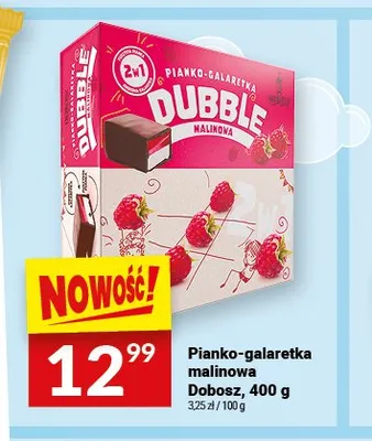 Pianko-galaretka malinowa Dobosz promocja w Twój Market