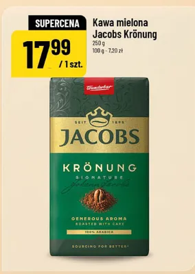 Kawa mielona Jacobs Krönung promocja w POLOmarket