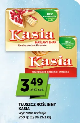 Tłuszcz roślinny Kasia promocja w Groszek