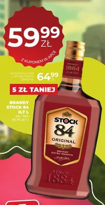 Brandy Stock 84 Original promocja w Duży Ben
