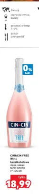 Wino bezalkoholowe Cin & promocja w Kaufland