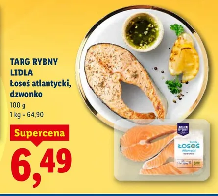 Łosoś atlantycki dzwonko promocja w Lidl