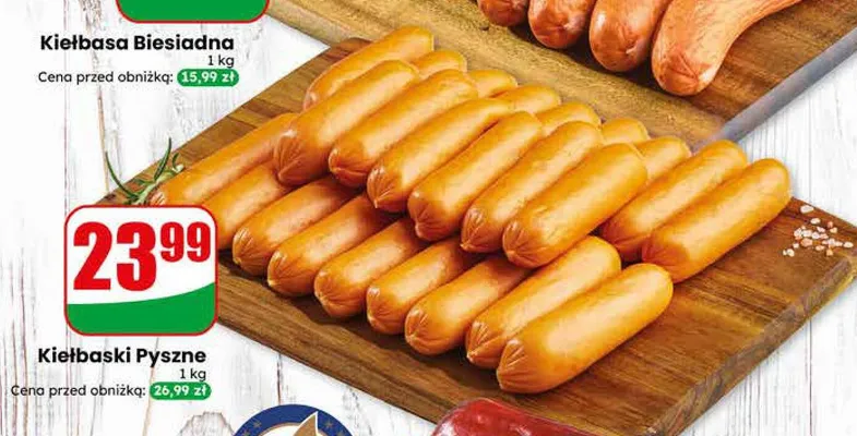 Kiełbaski Pyszne Agro Rydzyna promocja w Dino
