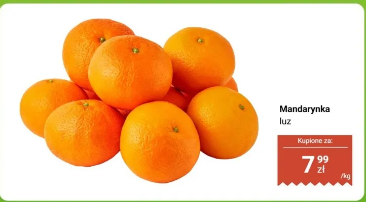 Mandarynka luz promocja w Dino